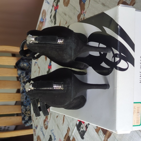 Nine west black heels - Picture 4 of 6